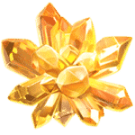สัญลักษณ์ เพชรสีทอง Galactic Gems