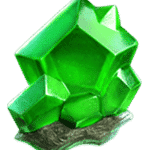สัญลักษณ์ เพชรสีเขียว Galactic Gems