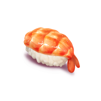 เครื่องหมาย กุ้ง Sushi Oishi