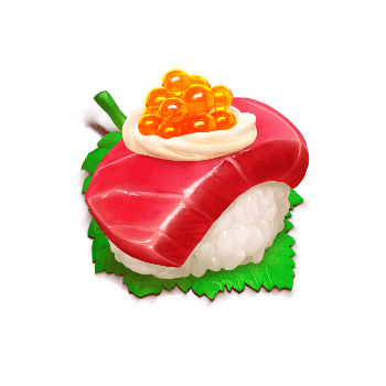 เครื่องหมาย ปลาดิบ Sushi Oishi